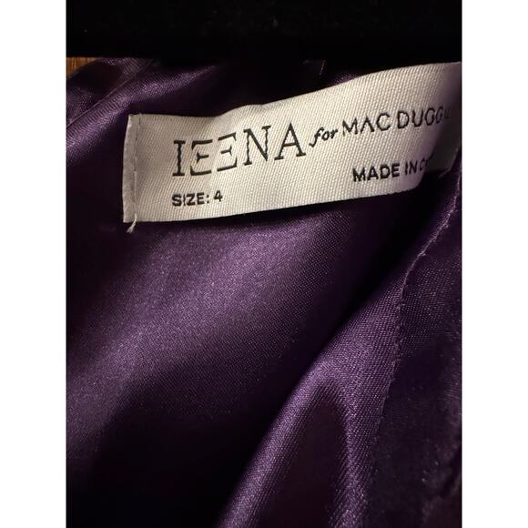 Mac Duggal Purple One Shoulder Chiffon Dress - Size 4 - Picture 4 of 8